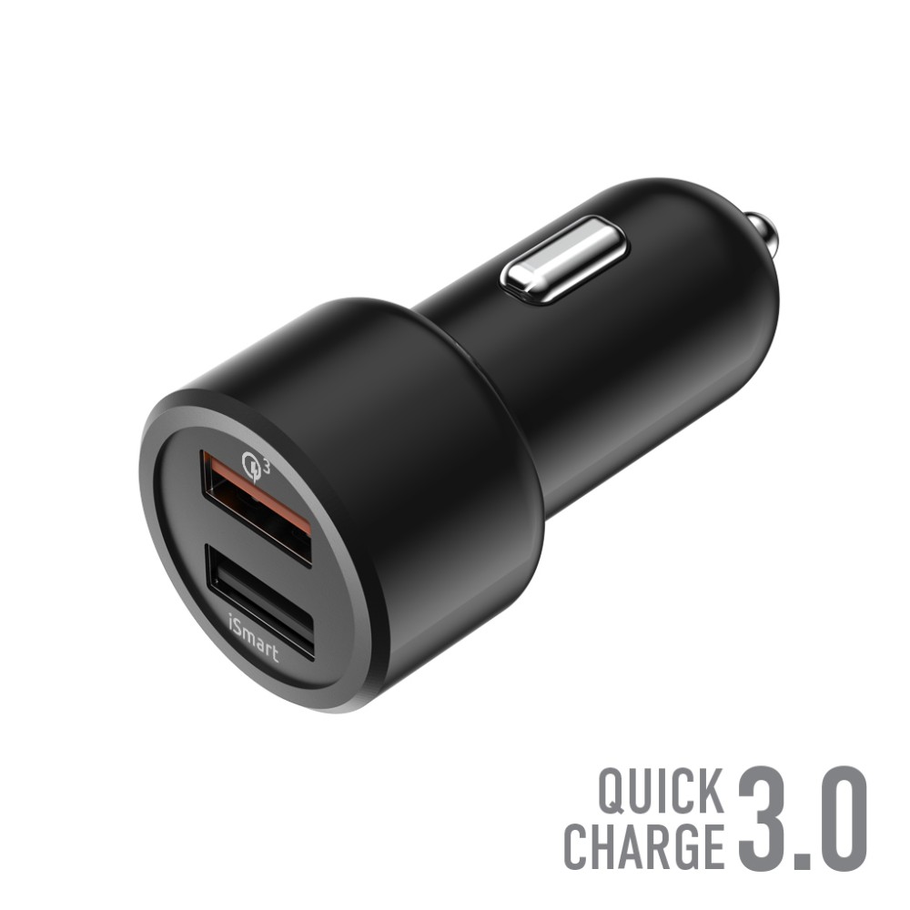 Зарядное устройство автомобильное Olmio АЗУ 30W черный Зарядное устройство автомобильное Olmio АЗУ 30W черный