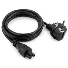 Кабель питания для ноутбуков Cablexpert PC-186-ML12-3M, 3м, Schuko- C5, 10А, пакет, черный Кабель питания для ноутбуков Cablexpert PC-186-ML12-3M, 3м, Schuko- C5, 10А, пакет, черный