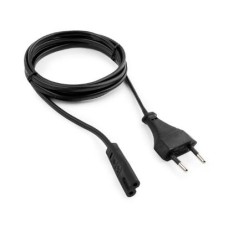 Кабель питания для ноутбуков, аудио/видео техники Cablexpert PC-184/2-1.8M, 1.8м пакет, черный