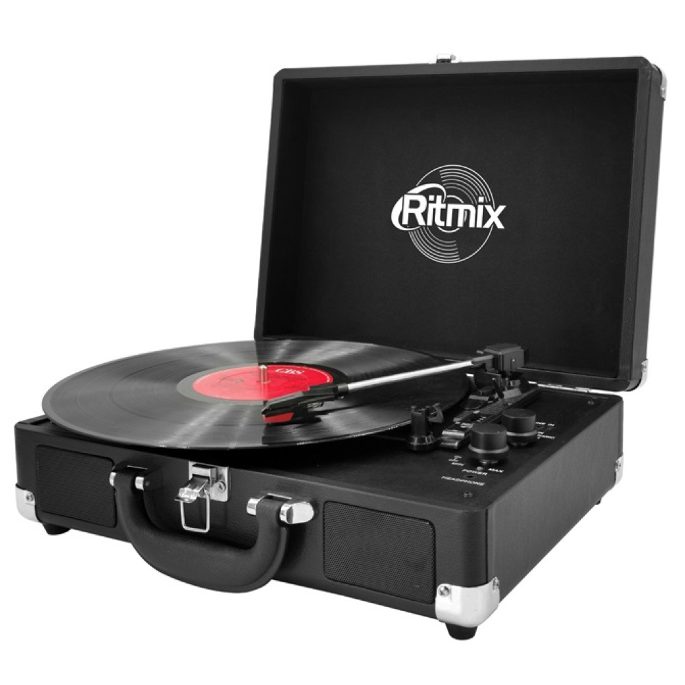 Проигрыватель виниловый Ritmix LP-120B черный