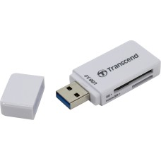 Кардридер Transcend TS-RDF5W, USB3.0 SD/microSD белый Кардридер Transcend TS-RDF5W, USB3.0 SD/microSD белый