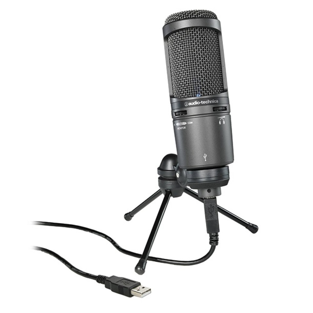 Студийный микрофон Audio-Technica AT2020USB+ черный Студийный микрофон Audio-Technica AT2020USB+ черный