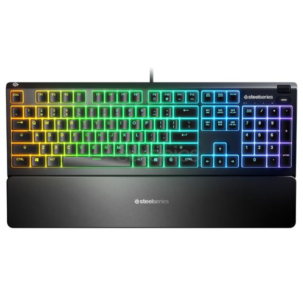 Клавиатура игровая Steelseries  Apex 3 RU 64805 черный