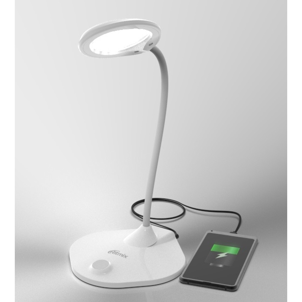 Настольная лампа Ritmix LED-610 белый Настольная лампа Ritmix LED-610 белый