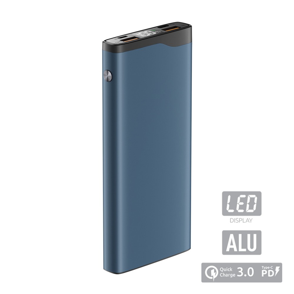Зарядное устройство Power bank Olmio QL-10, 10000mAh голубой Зарядное устройство Power bank Olmio QL-10, 10000mAh голубой