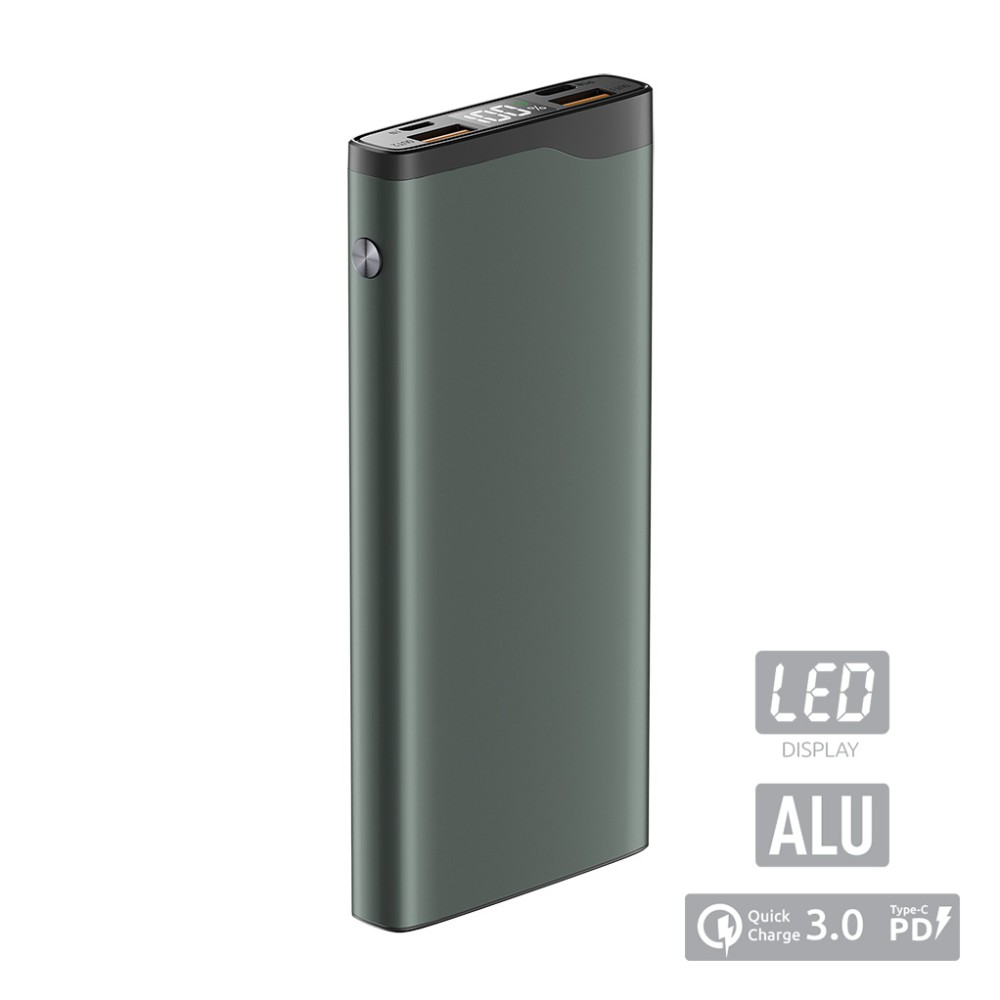 Зарядное устройство Power bank Olmio QL-10, 10000mAh, серый