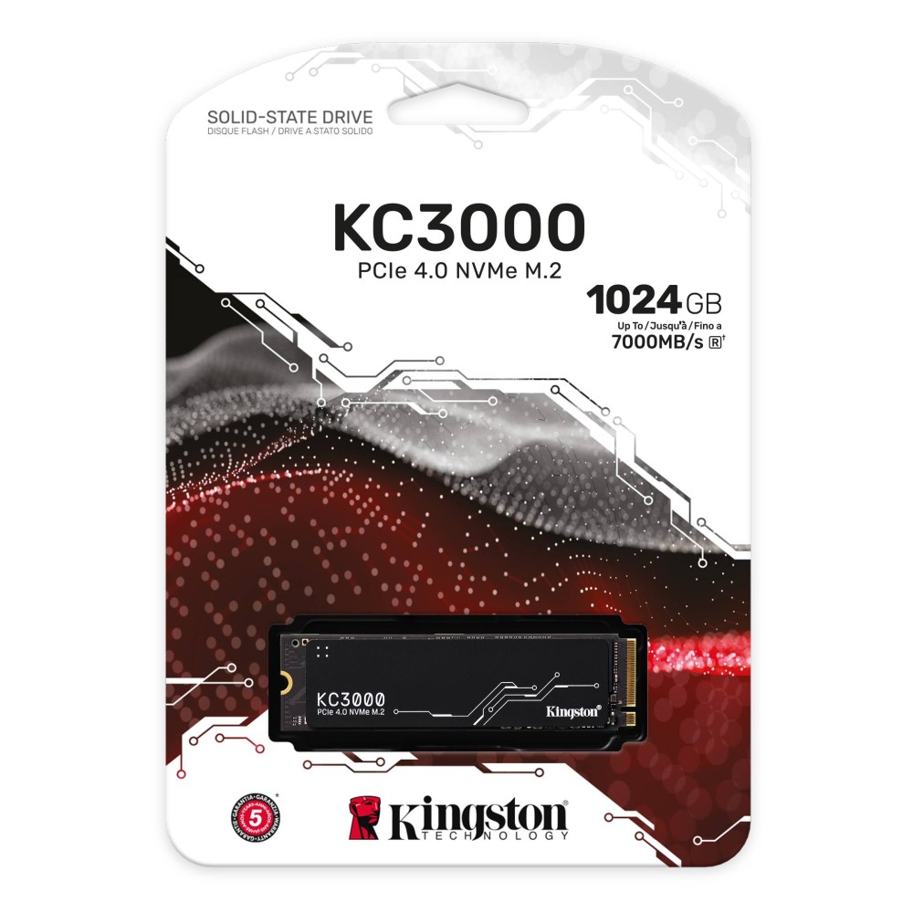 Жесткий диск SSD 1024GB Kingston SKC3000S/1024G PCIe 4.0 NVMe M2