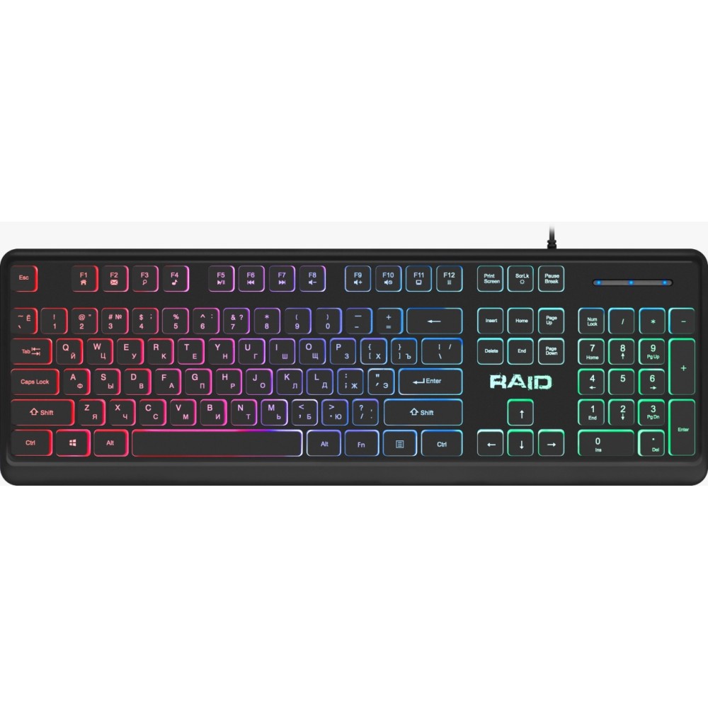 Клавиатура игровая Defender Raid GK-778DL RU,Rainbow, 104 кнопки Клавиатура игровая Defender Raid GK-778DL RU,Rainbow, 104 кнопки
