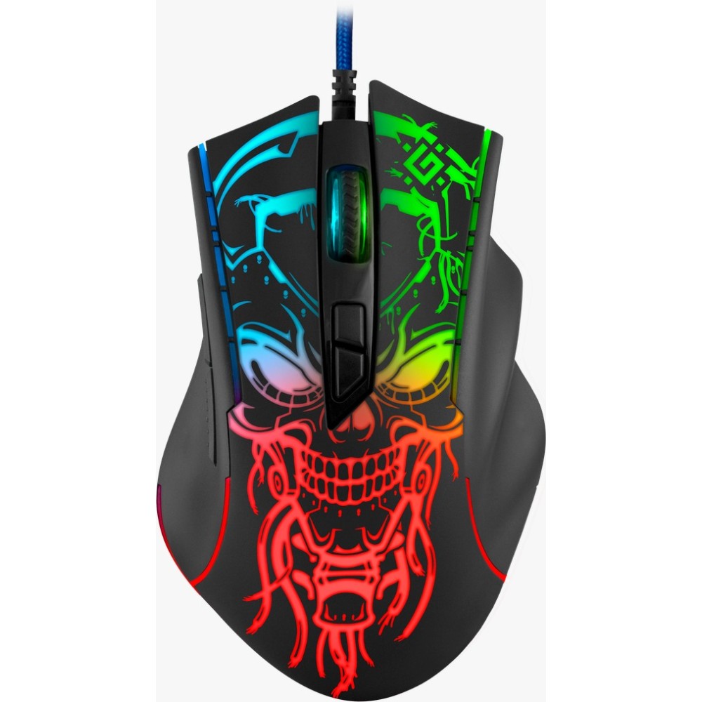 Мышь игровая Defender Bulletstorm GM-928 черный Мышь игровая Defender Bulletstorm GM-928 черный