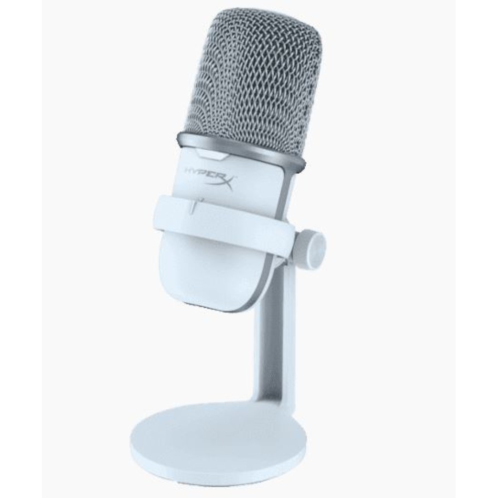 Настольный микрофон HyperX SoloCast 519T2AA на подставке белый Настольный микрофон HyperX SoloCast 519T2AA на подставке белый