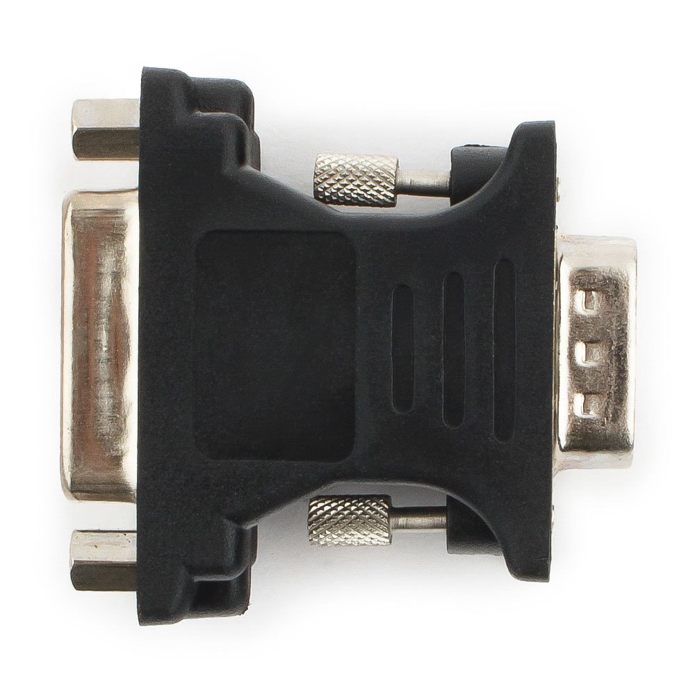 Переходник VGA -DVI-I Cablexpert A-VGAM-DVIF-01, 15M/25F, черный, пакет Переходник VGA -DVI-I Cablexpert A-VGAM-DVIF-01, 15M/25F, черный, пакет
