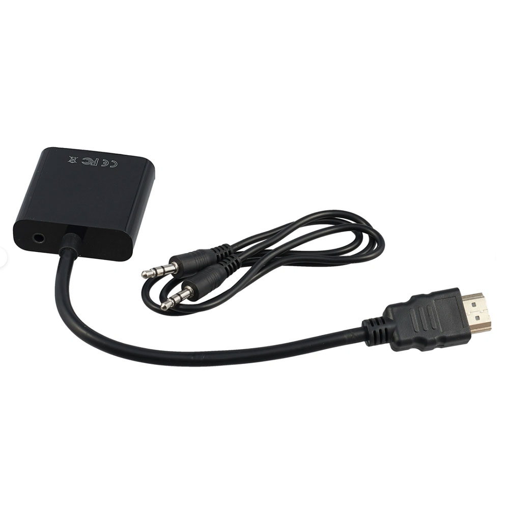 Кабель HDMI -> VGA Cablexpert A-HDMI-VGA-03, 19M/15F, длина 15см, аудиовыход Jack3.5 Кабель HDMI -> VGA Cablexpert A-HDMI-VGA-03, 19M/15F, длина 15см, аудиовыход Jack3.5