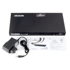 Разветвитель HDMI Cablexpert DSP-8PH4-03, HD19F/8x19F, 1 компьютер => 8 мониторов, Full-HD, 3D, 1.4v