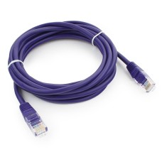 Патч-корд UTP Cablexpert PP12-3M/V кат.5e, 3м, литой, многожильный (фиолетовый) Патч-корд UTP Cablexpert PP12-3M/V кат.5e, 3м, литой, многожильный (фиолетовый)