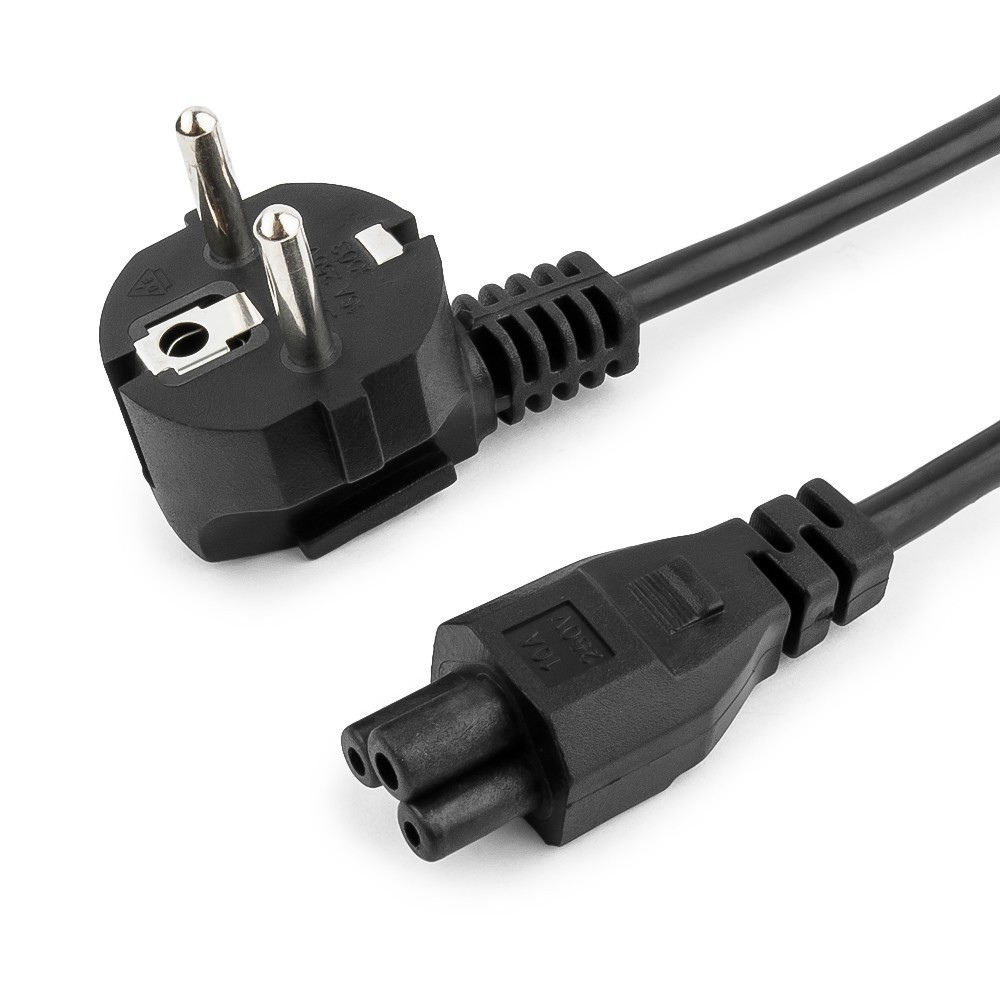 Кабель питания для ноутбуков Cablexpert PC-186-ML12-1M, 1м, Schuko- C5, 10А, пакет Кабель питания для ноутбуков Cablexpert PC-186-ML12-1M, 1м, Schuko- C5, 10А, пакет