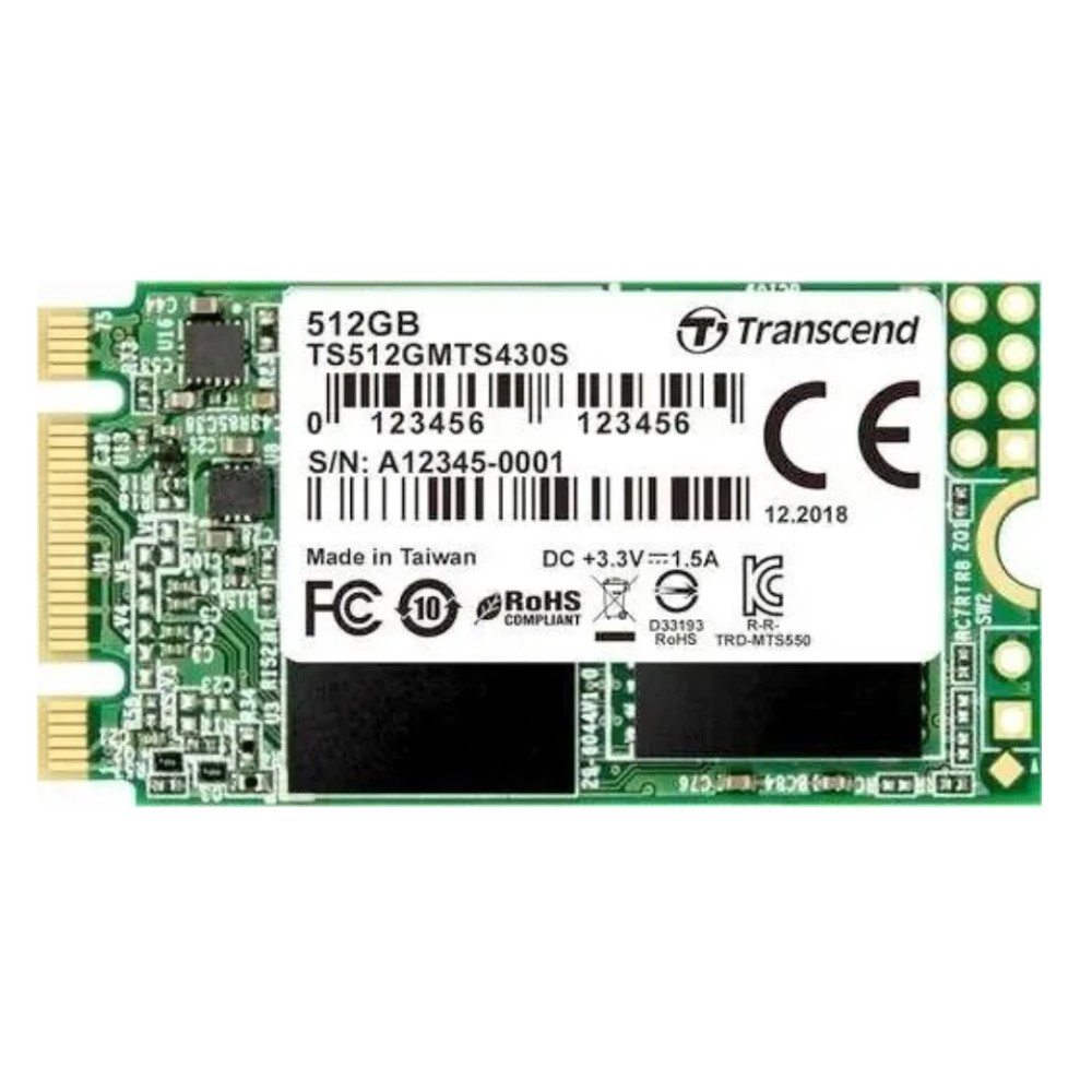 Жесткий диск SSD 512GB Transcend TS512GMTS430S M2