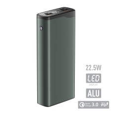 Зарядное устройство Power bank Olmio QL-20, 20000mAh, серый