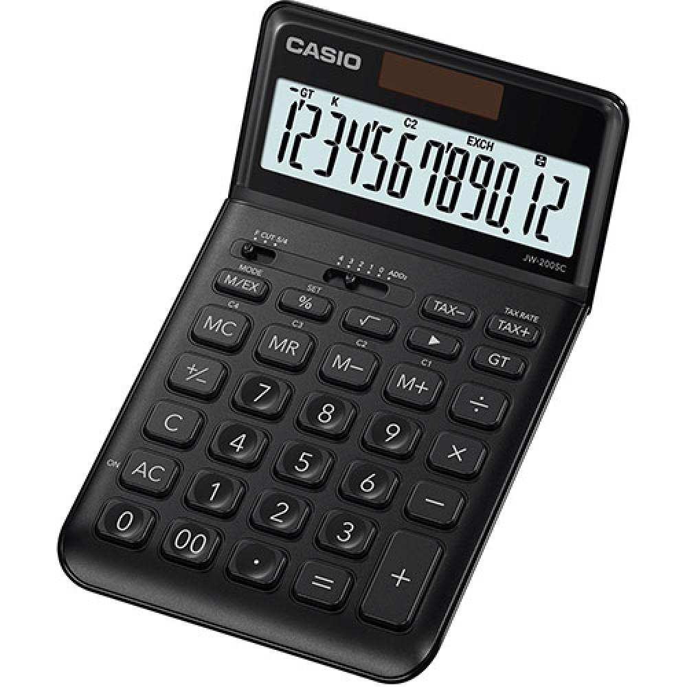 Калькулятор настольный CASIO JW-200SC-BK-W-EP Калькулятор настольный CASIO JW-200SC-BK-W-EP