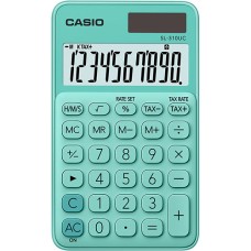 Калькулятор карманный CASIO SL-310UC-GN-W-EC