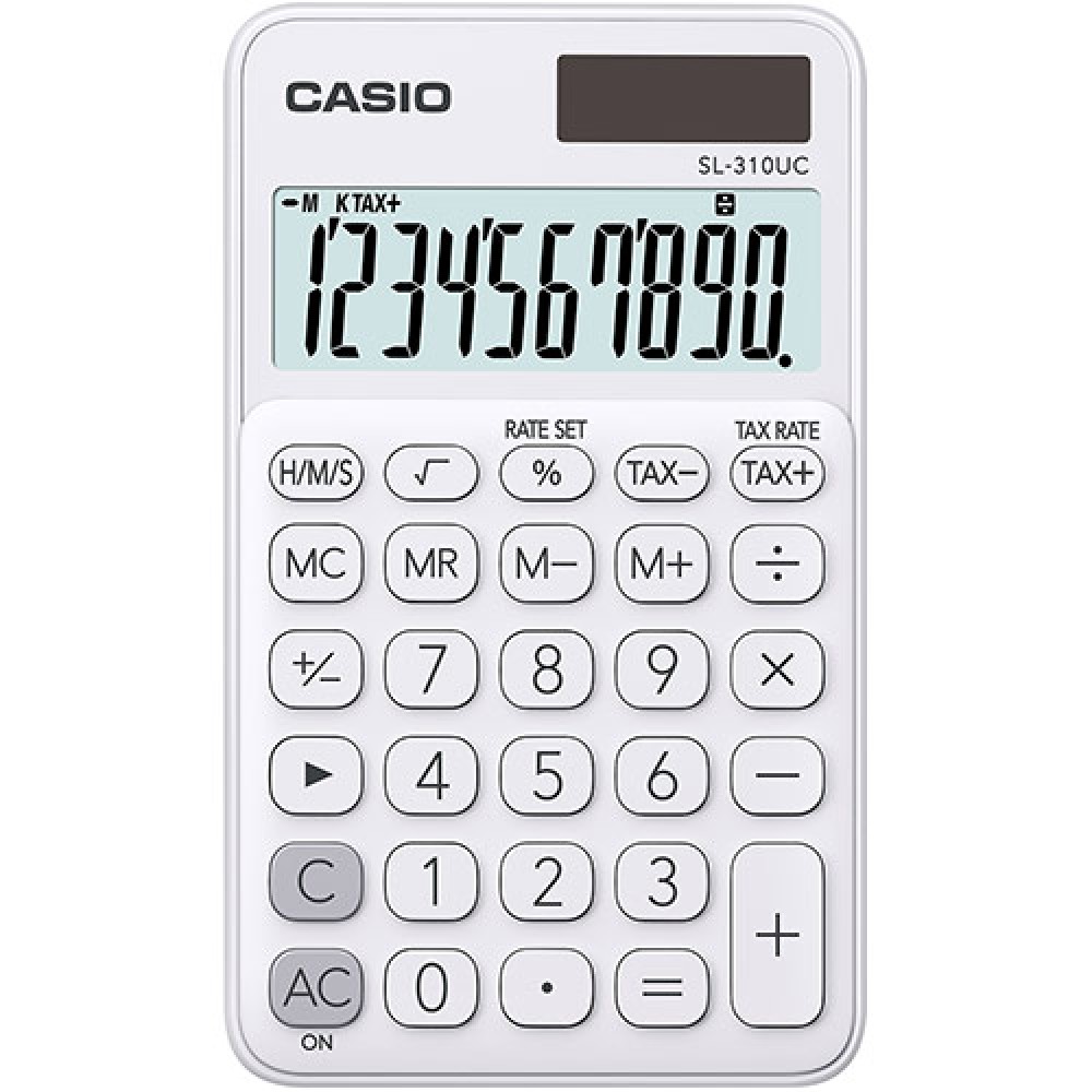 Калькулятор карманный CASIO SL-310UC-WE-W-EC