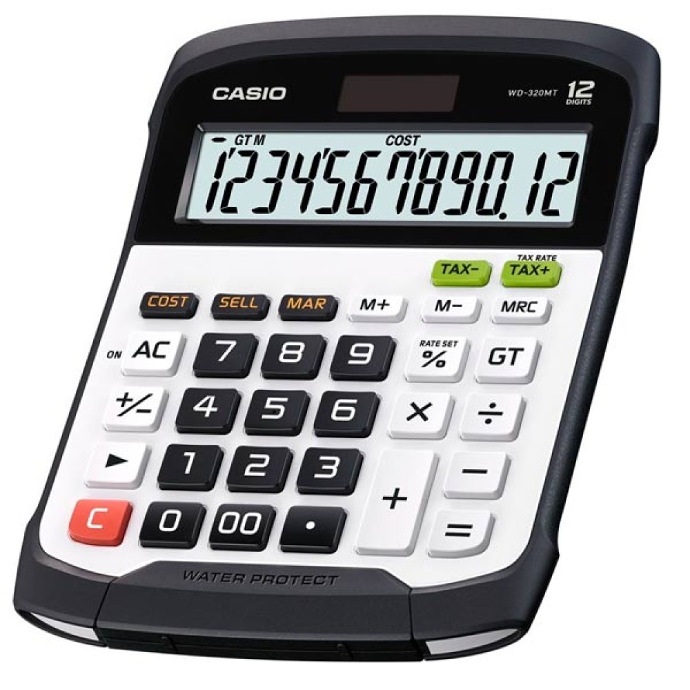 Калькулятор настольный CASIO WD-320MT-W-EC Калькулятор настольный CASIO WD-320MT-W-EC