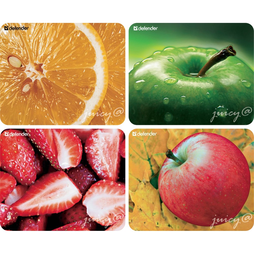 Коврик для мышки Defender Juicy sticker 220х180х0.4 мм Коврик для мышки Defender Juicy sticker 220х180х0.4 мм