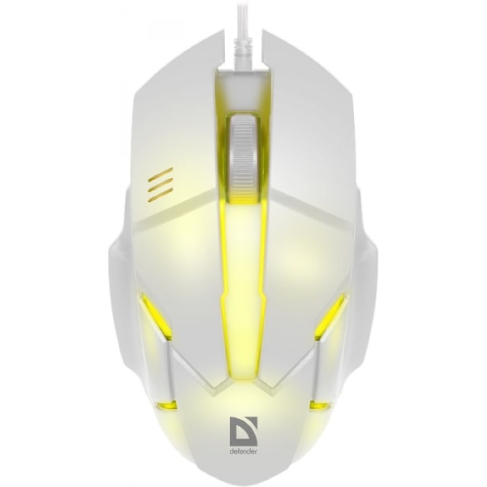 Мышь проводная Defender Host MB-982 7цветов,1000 dpi,белый