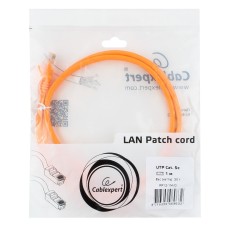 Патч-корд UTP Cablexpert PP12-1M/O кат. 5e, 1м, литой, многожильный (оранжевый) Патч-корд UTP Cablexpert PP12-1M/O кат. 5e, 1м, литой, многожильный (оранжевый)