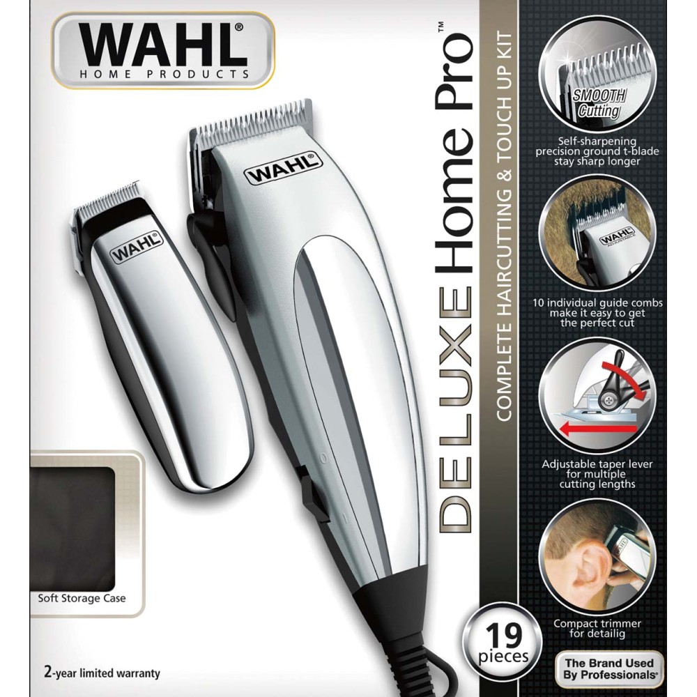 Машинка для стрижки волос Wahl HomePro DeLuxe Clipper серебро Машинка для стрижки волос Wahl HomePro DeLuxe Clipper серебро