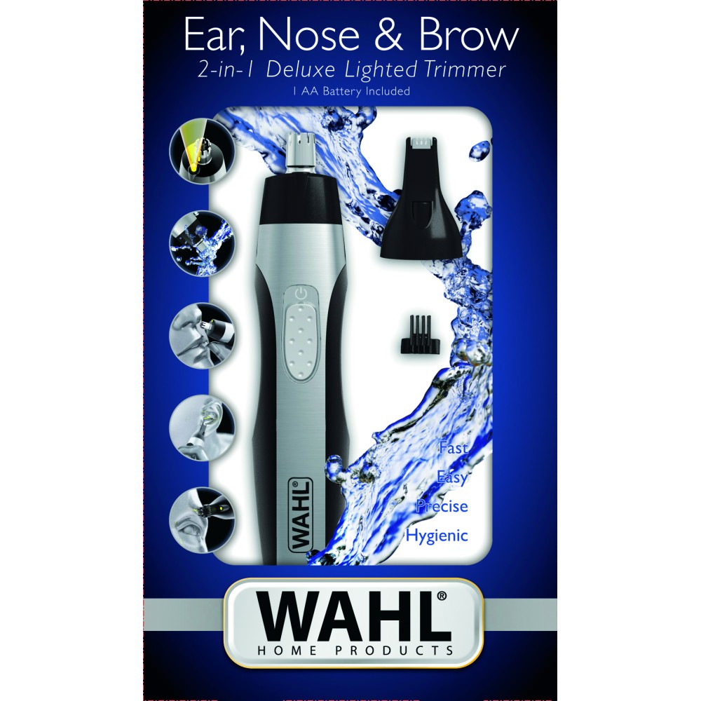 Триммер для носа и ушей Wahl Nose trimmer серебро-черный Триммер для носа и ушей Wahl Nose trimmer серебро-черный