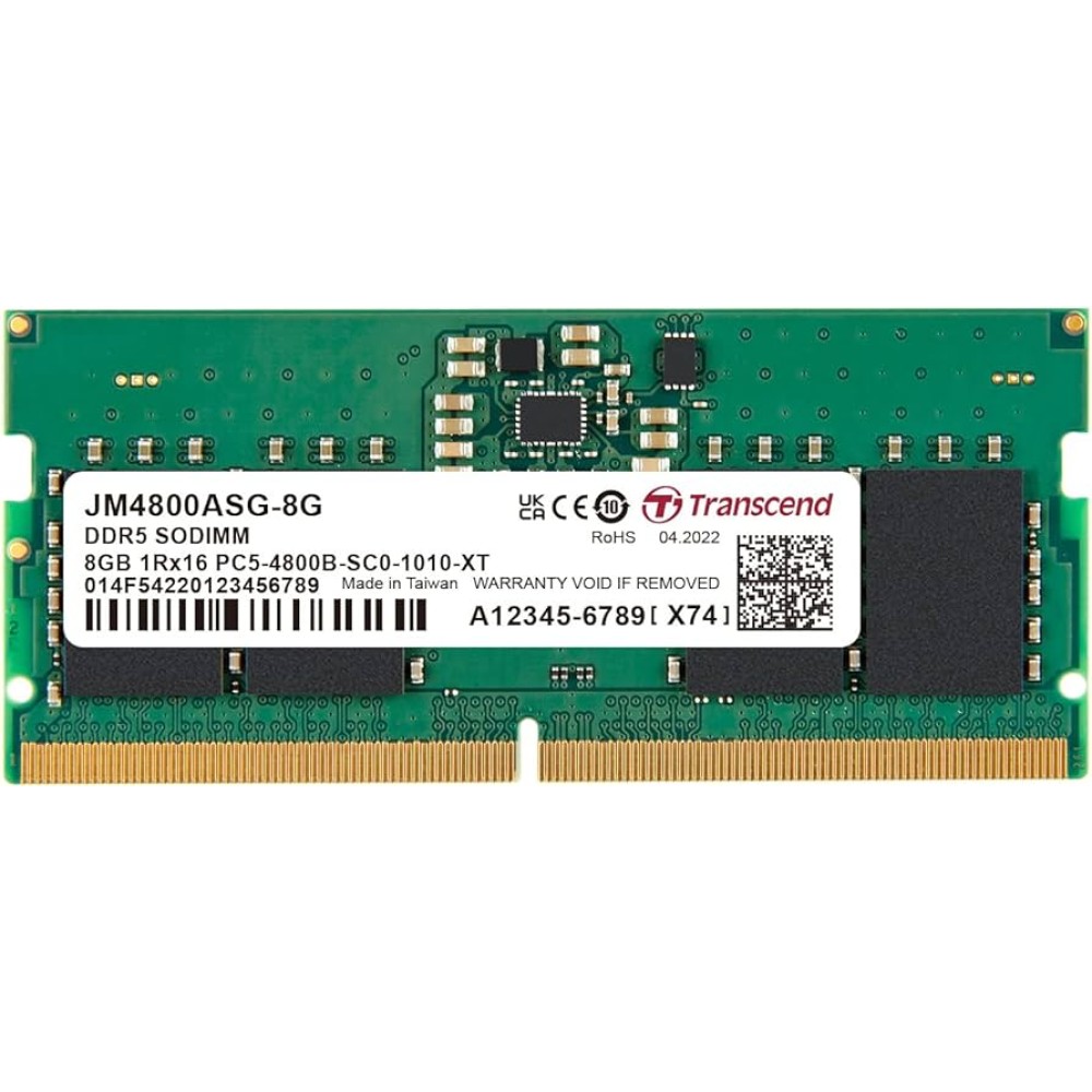 Память оперативная DDR5 Notebook Transcend JM4800ASG-8G Память оперативная DDR5 Notebook Transcend JM4800ASG-8G