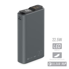 Зарядное устройство Power bank Olmio QS-20, 20000mAh, серый