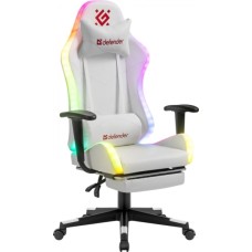 Игровое кресло Defender Watcher (M) RGB, подставка под ноги, белый Игровое кресло Defender Watcher (M) RGB, подставка под ноги, белый
