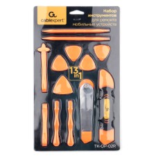 Набор инструментов для вскрытия корпуса мобильной техники Cablexpert TK-OP-02R (13 предметов) Набор инструментов для вскрытия корпуса мобильной техники Cablexpert TK-OP-02R (13 предметов)