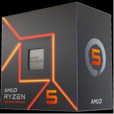 AMD CPU Desktop Ryzen 5 6C/12T 7600 (5.2GHz Max, 38MB,65W,AM5) box, with Radeon Graphics and Wraith Stealth Cooler