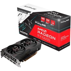 SAPPHIRE PULSE AMD RADEON RX 6600 GAMING 8GB GDDR6, 2491MHz / 14Gbps, 3x DP, 1x HDMI, 2 fans, 2 slots, 140W