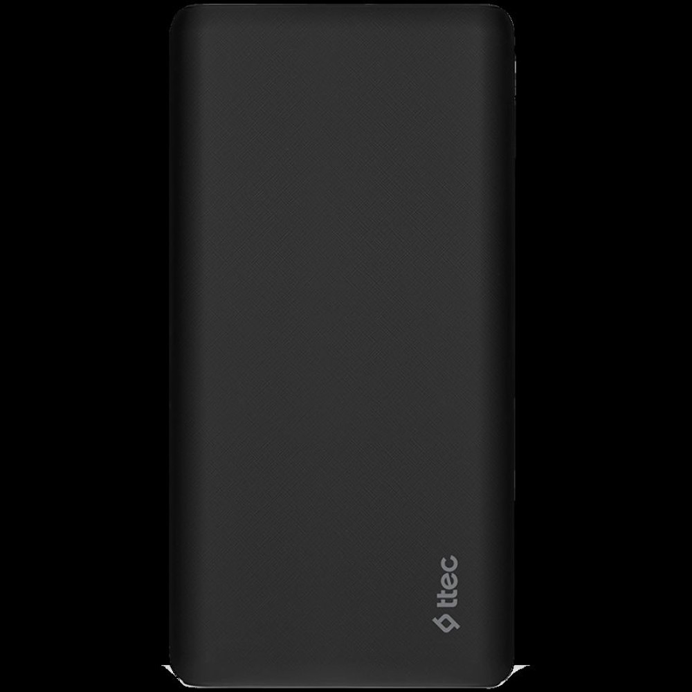 ttec PowerSlim S 10.000mAh Universal Mobile Charger , Black