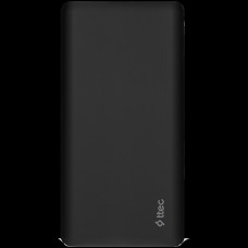 ttec PowerSlim S 10.000mAh Universal Mobile Charger , Black