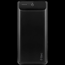 ttec PowerSlim DUO 20000 mAh Powerbank, Black (2BB178S)