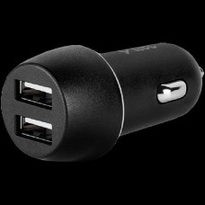 ttec SmartCharger Duo 3.1A In Car Charger with  Lightning and Type-C Cable,Black