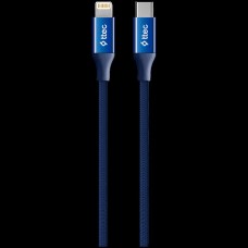 ttec AlumiCable Type-c - Lightning Fast Charging Cable 150cm ,Navy