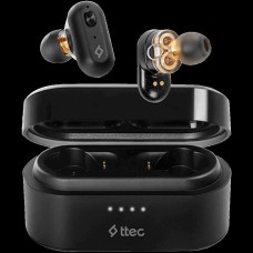 ttec AirBeat Duo True Wireless Headsets , Black