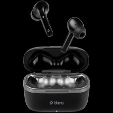 ttec AirBeat Move True Wireless Headsets,Black