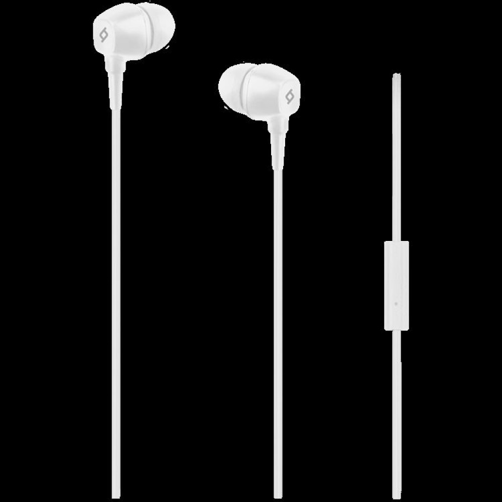 ttec Pop In-Ear Headphones with Microphone , 3.5mm , White