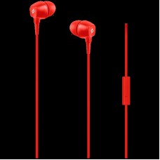 ttec Pop In-Ear Headphones with Microphone , 3.5mm , Red