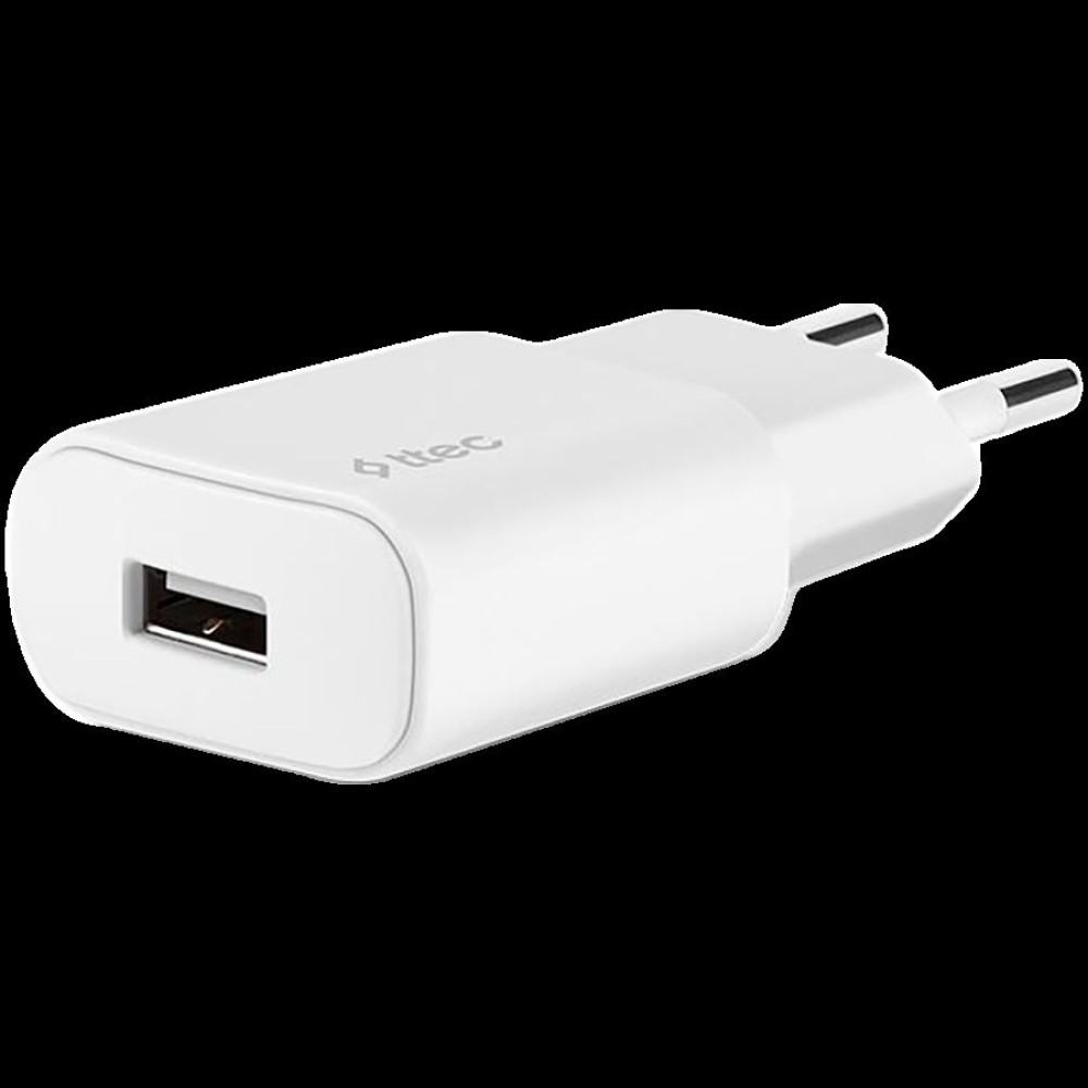 ttec Power Adapter, Lightning MFI, 1A, White (2SCM05B)