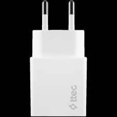 ttec Power Adapter, Duo 2.4A, 12W, White (2SCS21B)