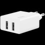 ttec Power Adapter, Duo 2.4A, 12W, White (2SCS21B)