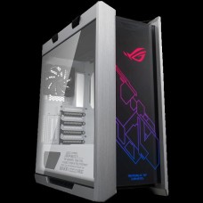 ASUS ROG Strix Helios GX601 White Edition RGB ATX/EATX mid-tower gaming case with tempered glass, aluminum frame, GPU braces, 420mm radiator support and Aura Sync