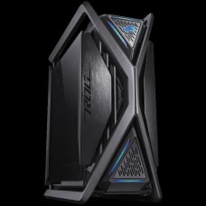 ASUS ROG Hyperion GR701 E-ATX Gaming case Black, 420 mm dual radiator support, four 140 mm fans, metal GPU holder, component storage, ARGB fan hub, Aura Sync, Dual USB Type-C ports, 60W fast charging